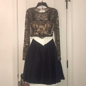 Sherri hill two piece dress.